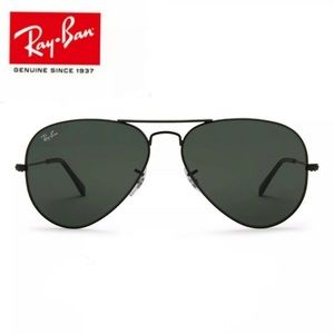 NEW NWT—RayBan Aviator Classic Black RB3025
Men - Women, 62 mm